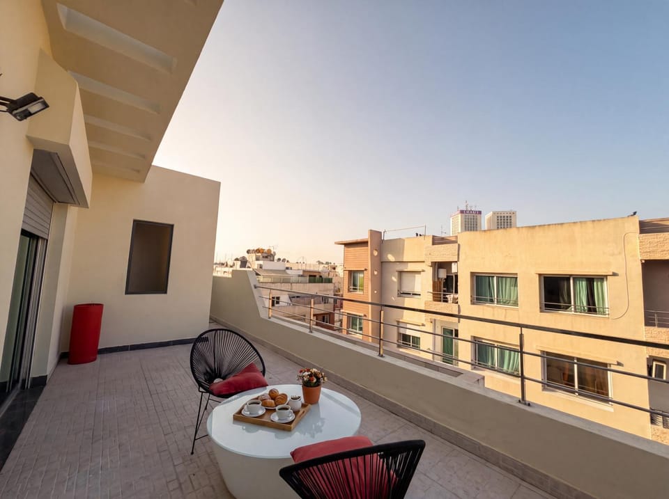 Dar Al Khayma- Émeraude Residence in Casablanca with View Apartment in Casablanca