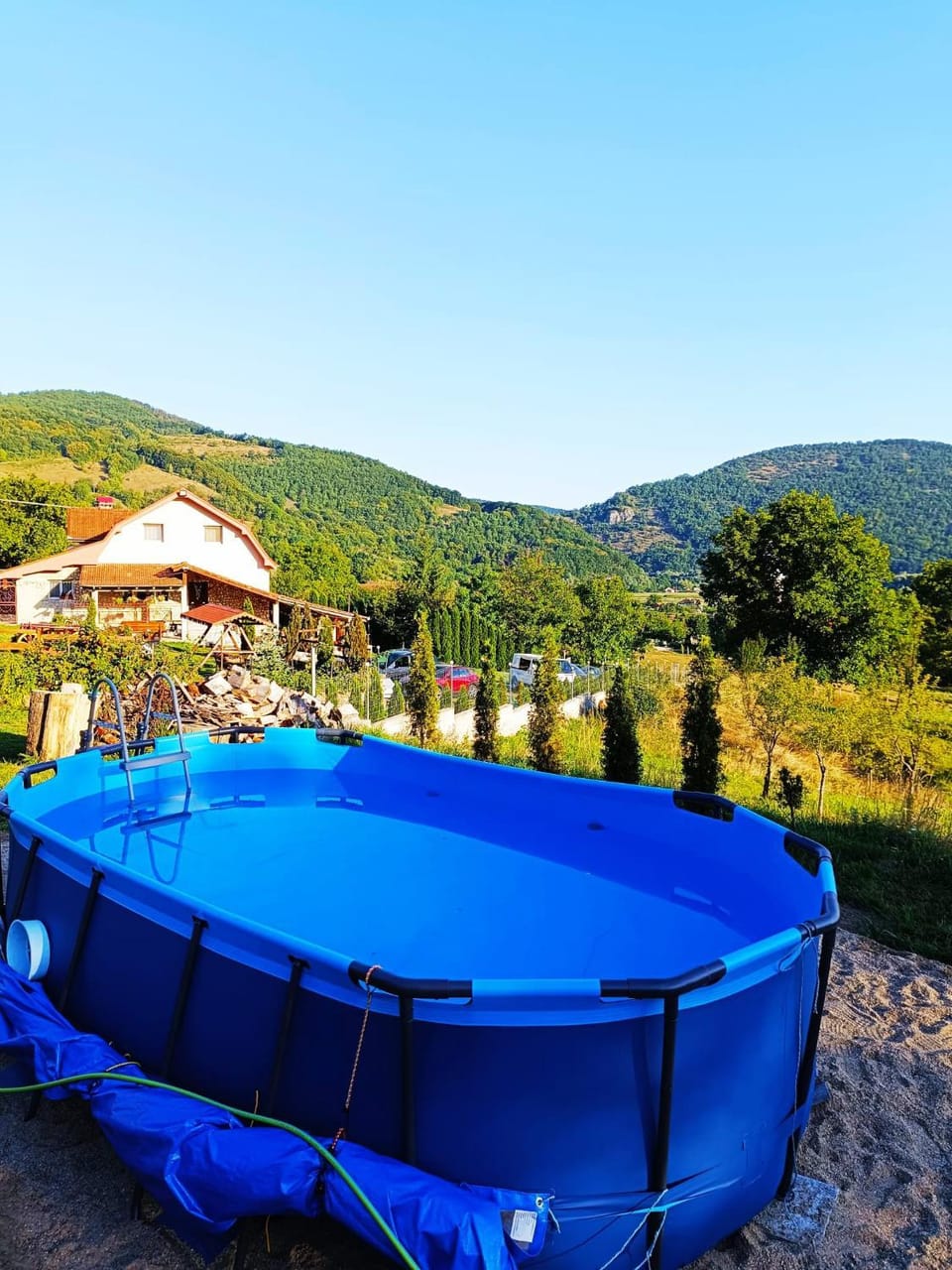 Day, Natural landscape, Summer, Swimming pool, Swimming pool