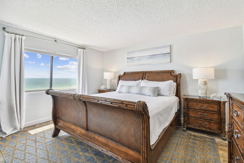 Cali-Coastal Luxe Oceanfront Condo at Beach Palms Apartment in Redington Shores