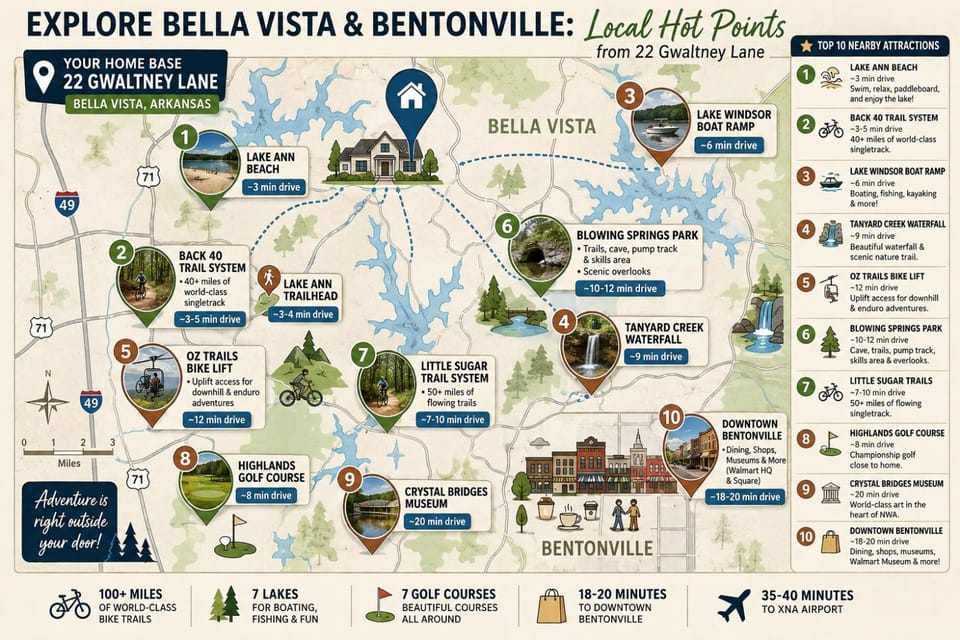 Nearby landmark, Neighbourhood, Activities, Bird's eye view, Text overlay, Area and facilities