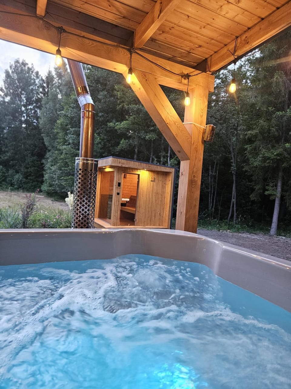 Natural landscape, Hot Tub, Pool view, Swimming pool