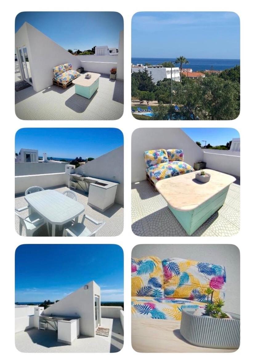 Senhora da Rocha Sea View, Pool, Terrace House in Porches
