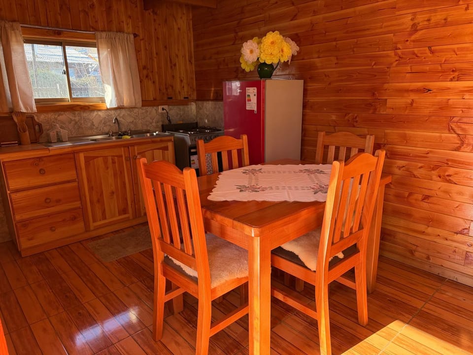 Kitchen or kitchenette, Dining area, stove