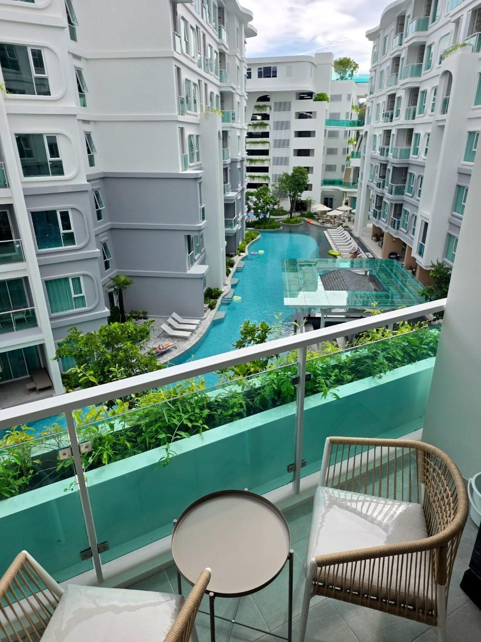View (from property/room), Balcony/Terrace, Pool view