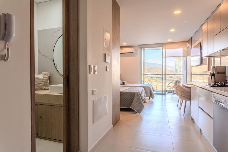 Exclusiva suite moderna con balcón cerca al mar Apartment in Magdalena, Colombia
