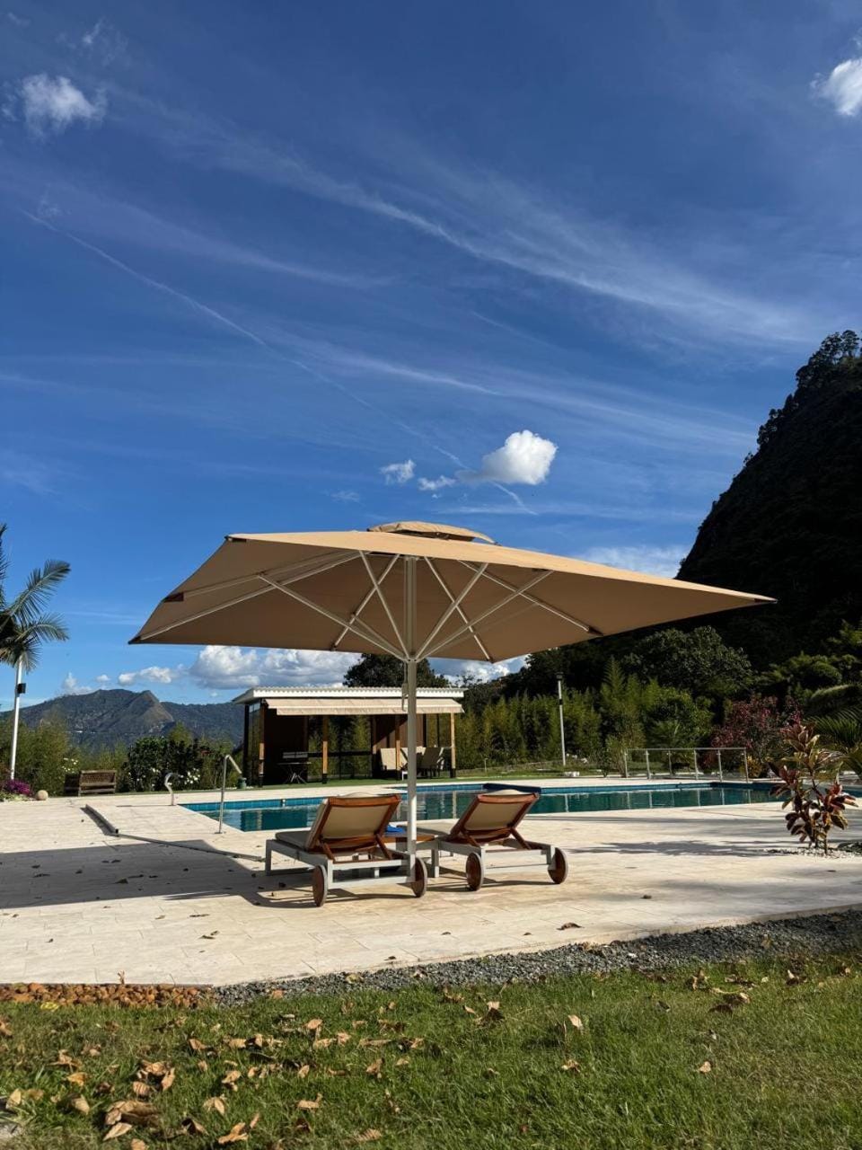 Natural landscape, Pool view, Swimming pool