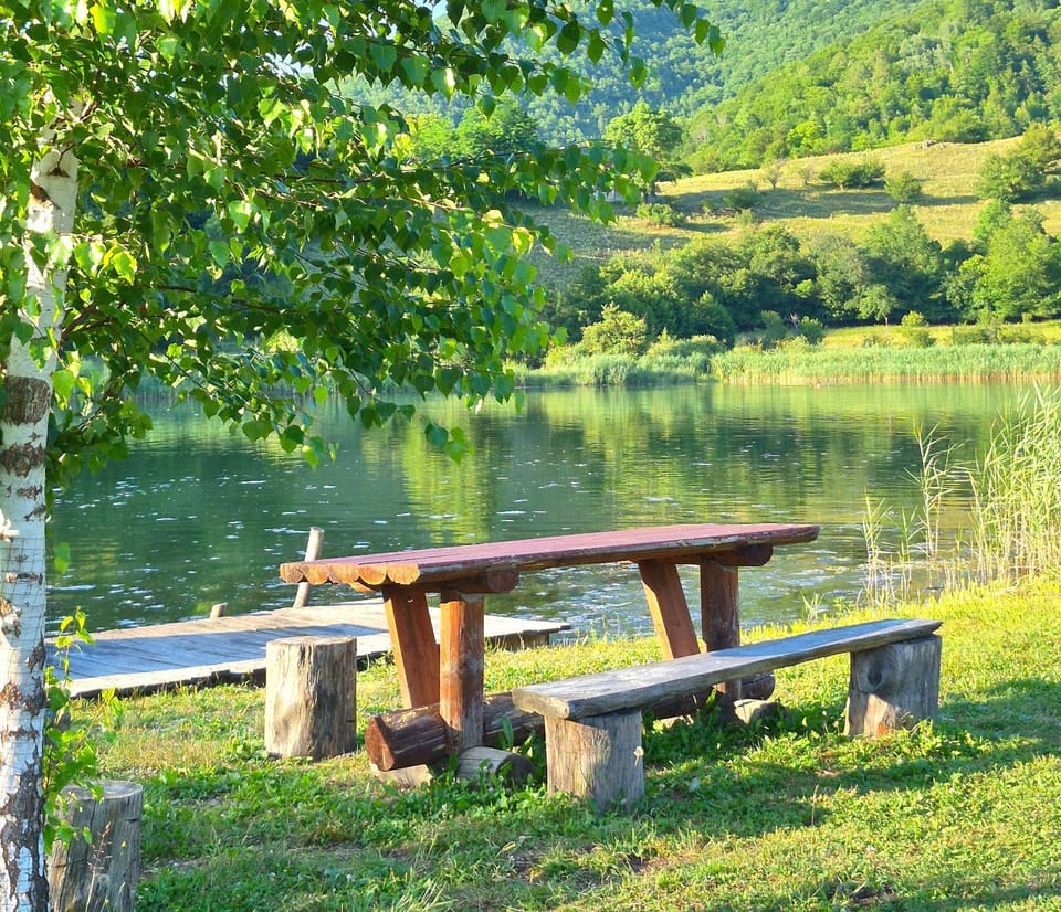 Natural landscape, Lake view