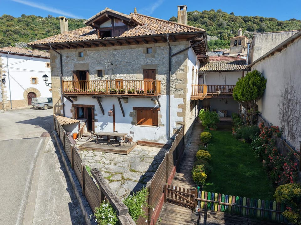 Property building, Patio, Spring, Natural landscape, Mountain view