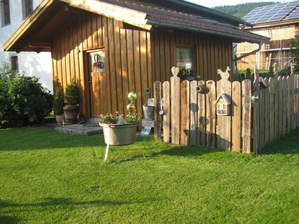 Property building, Garden view