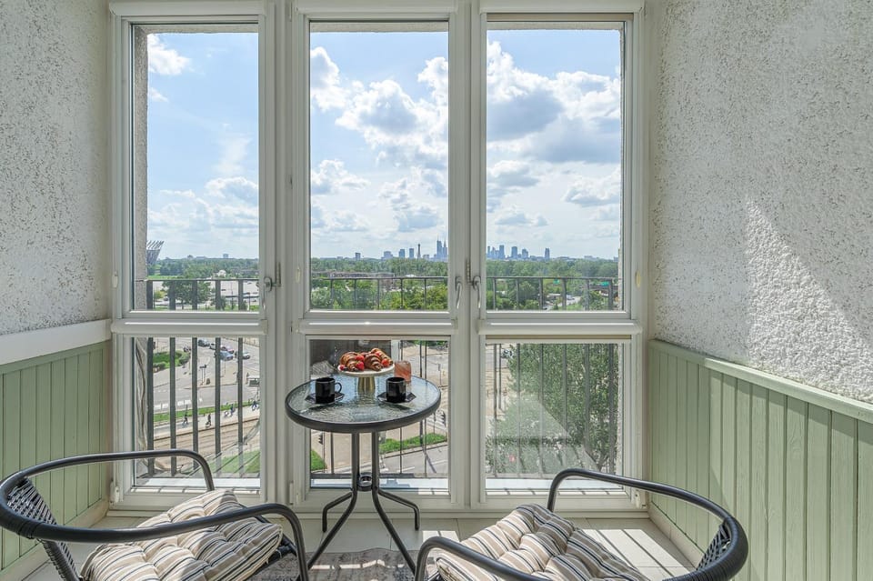 Patio, Day, View (from property/room), Balcony/Terrace, Living room, Seating area, Dining area