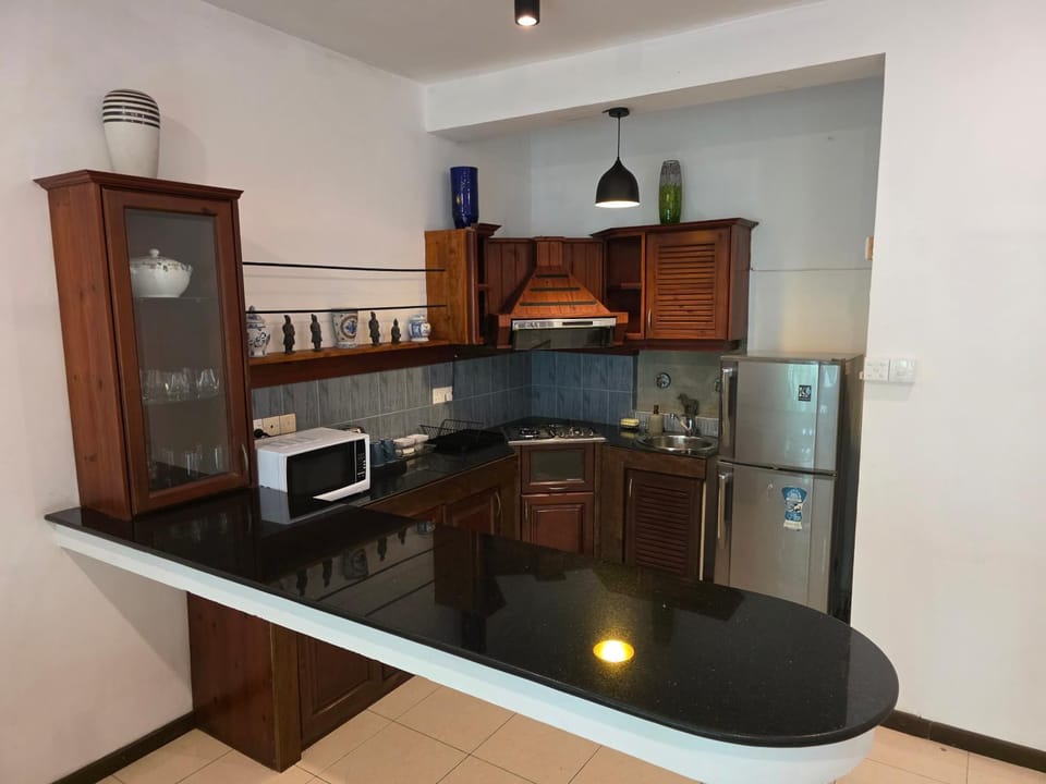 Kitchen or kitchenette, minibar