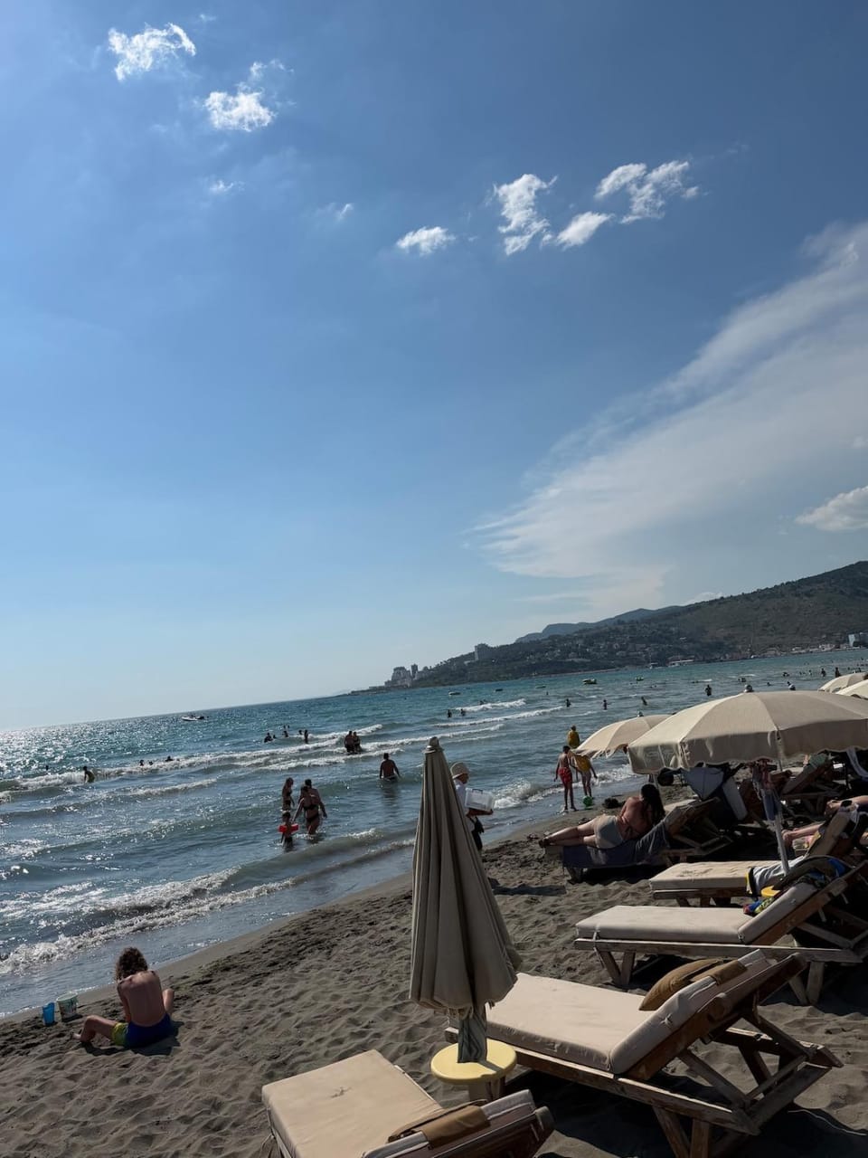 Day, Beach, Sea view, group of guests
