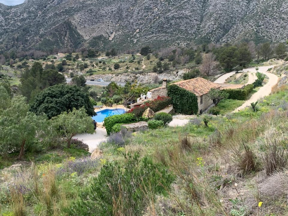Natural landscape, Mountain view, Pool view