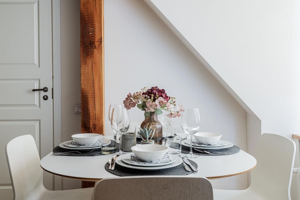 Charming Riga Loft with Historic Beams, Sleeps 6 Apartment in Riga