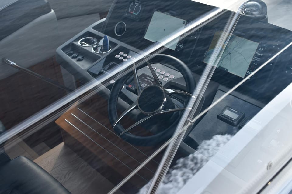 Motor yacht Sunseeker Manhattan 52 Docked boat in Opatija