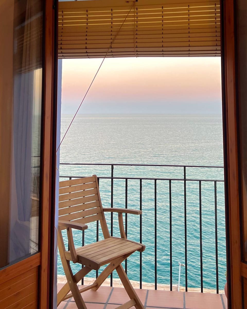 Natural landscape, View (from property/room), Balcony/Terrace, Sea view