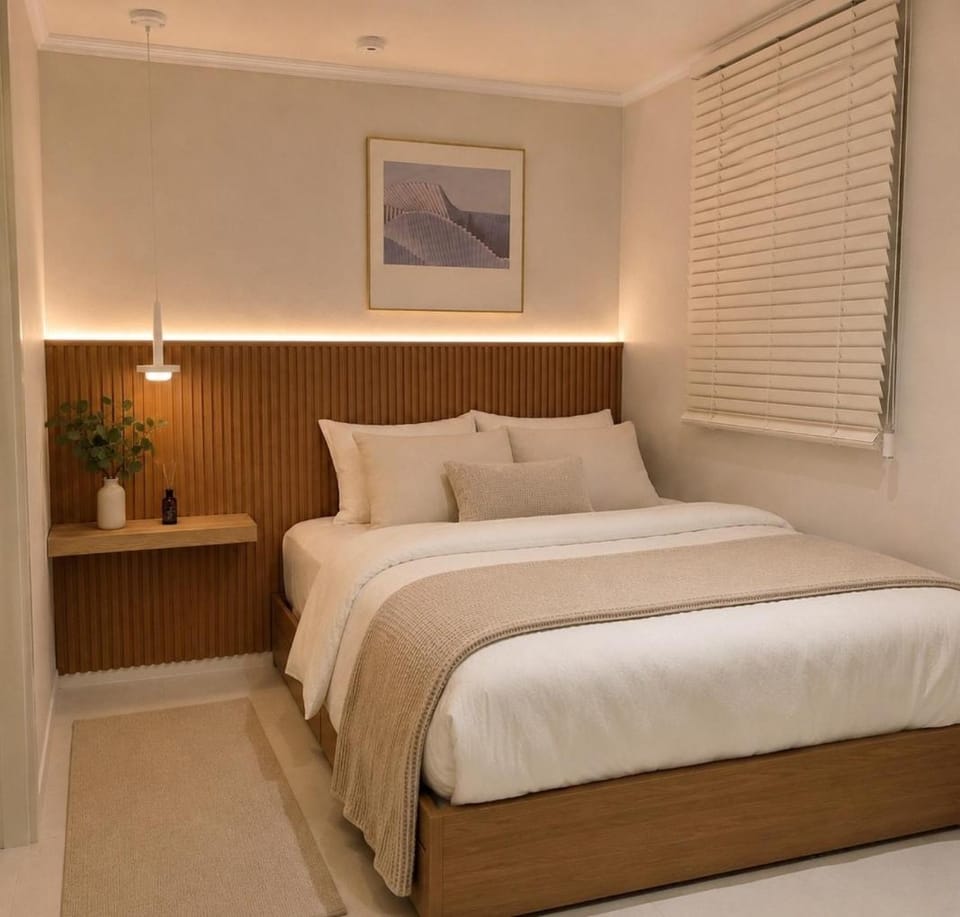 Bed, Bedroom, air conditioner