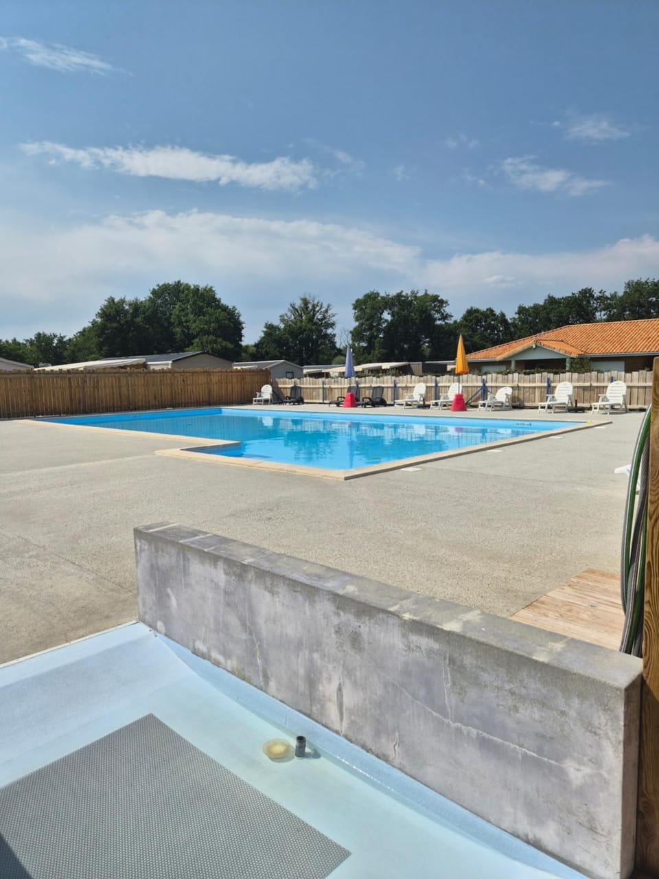 View (from property/room), Pool view, Swimming pool, Open Air Bath, sunbed