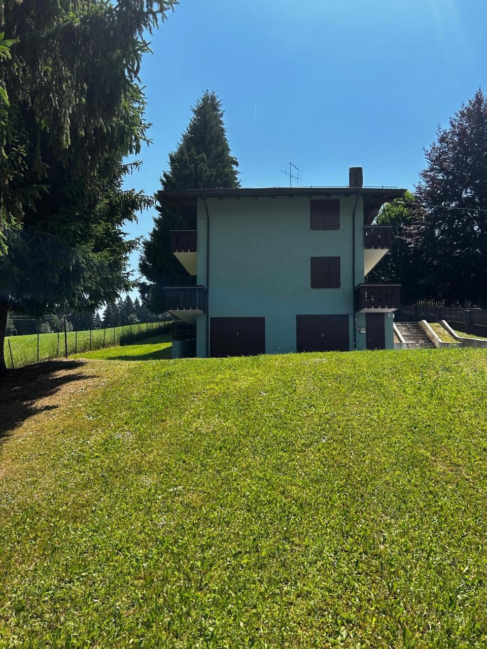 Property building, Garden view
