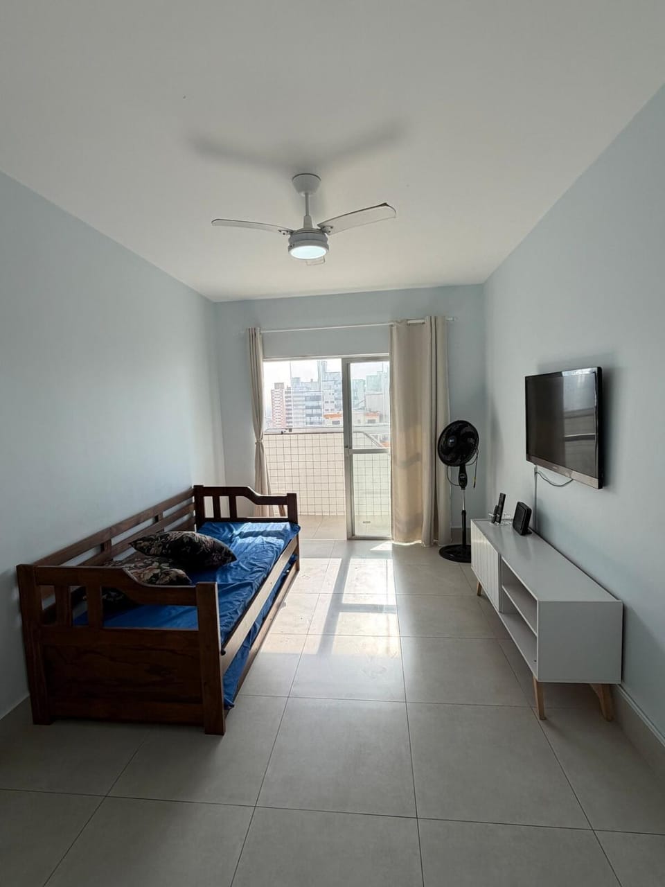 Apartamento Pé na Areia Vista Mar - Praia Grande Apartment in State of São Paulo