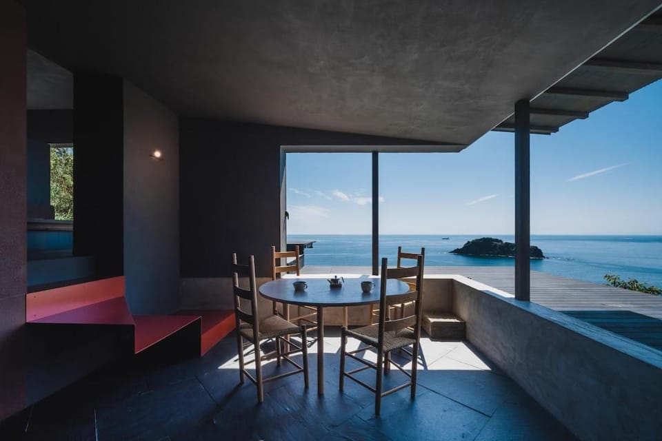 Patio, Natural landscape, Balcony/Terrace, Dining area, Sea view