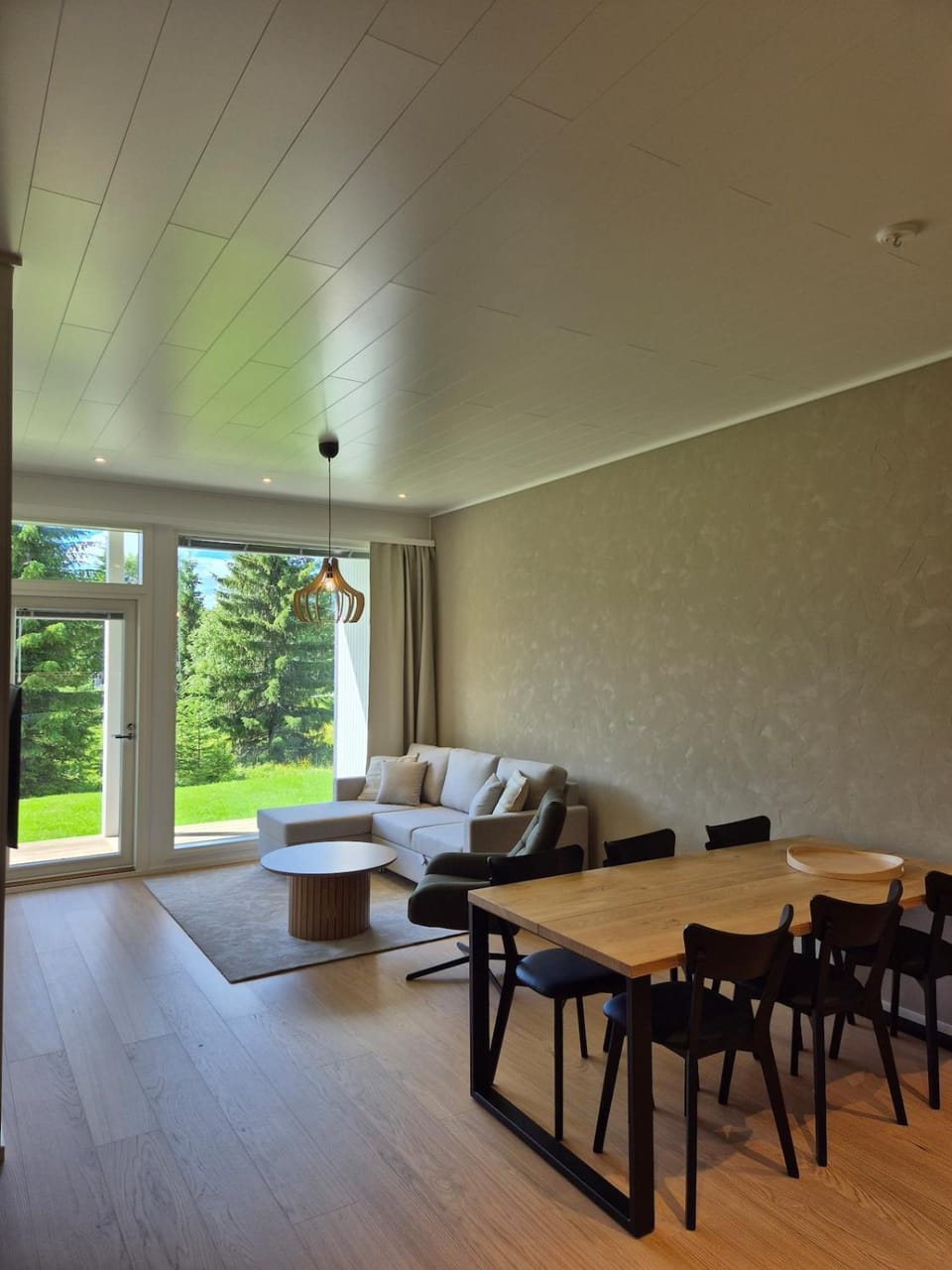 Living room, Seating area, Dining area