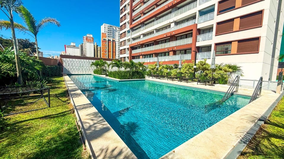 Property building, Garden, Pool view, Swimming pool, sunbed