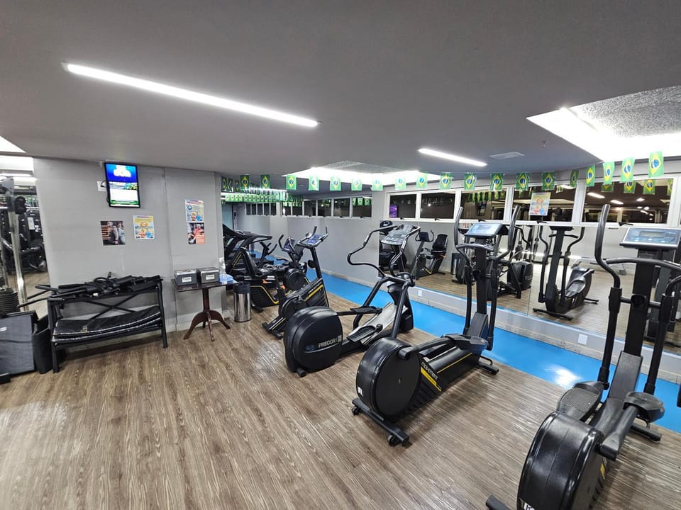 Perfect for long stays! Fully equipped and with a gym Apartment in State of Goiás