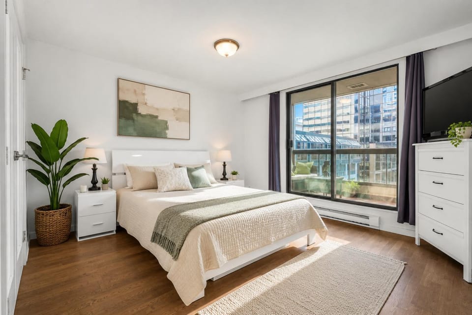 Bed, TV and multimedia, Photo of the whole room, Bedroom