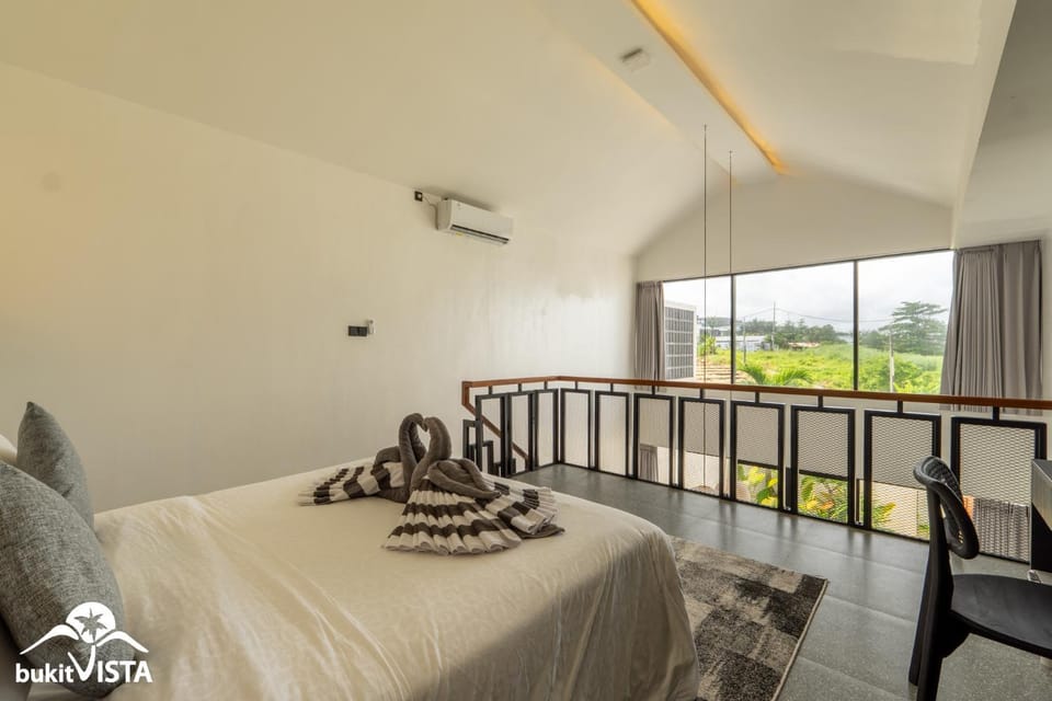 Bed, View (from property/room), Bedroom, air conditioner