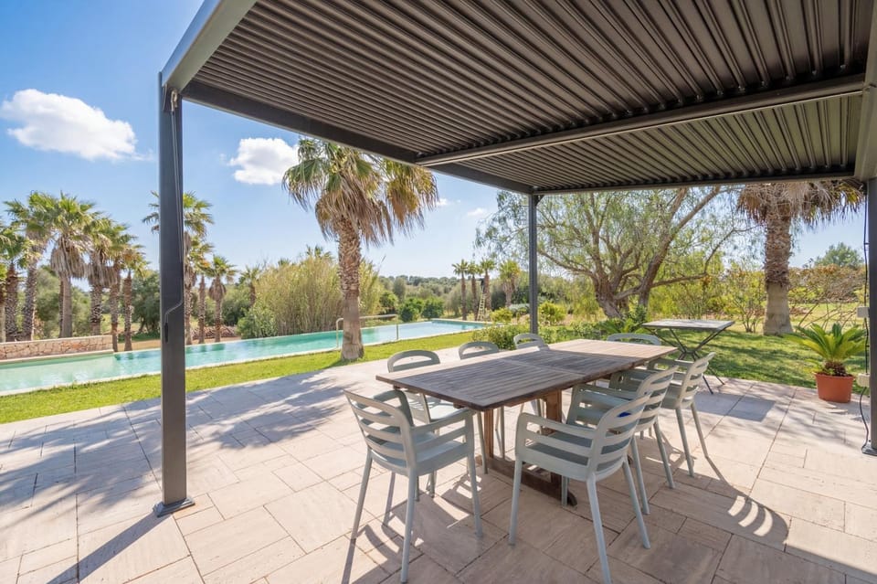 Property building, Living room, Swimming pool
