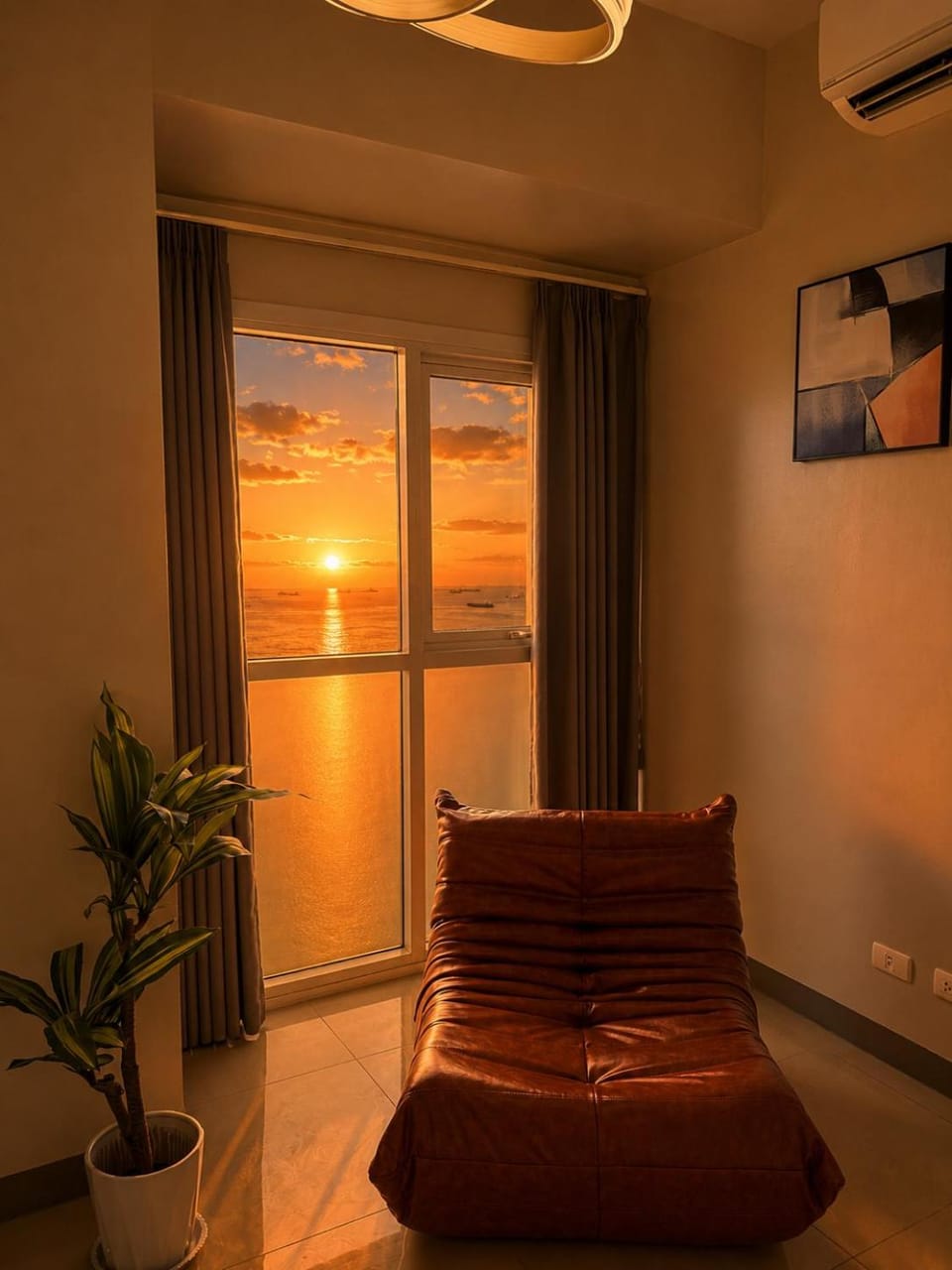 Sea view, Sunset