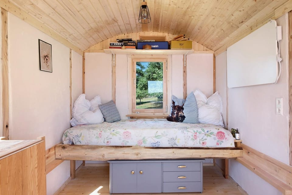 Property building, Living room, Bedroom