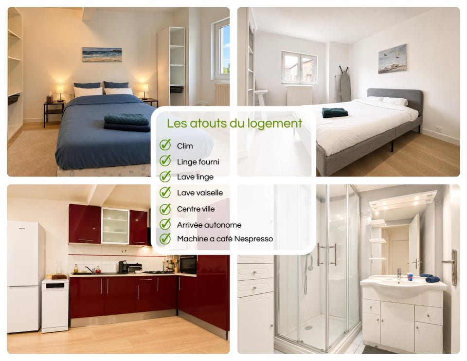 Shower, Bed, Day, Bathroom, Kitchen or kitchenette, Photo of the whole room, Bedroom, towels, wardrobe