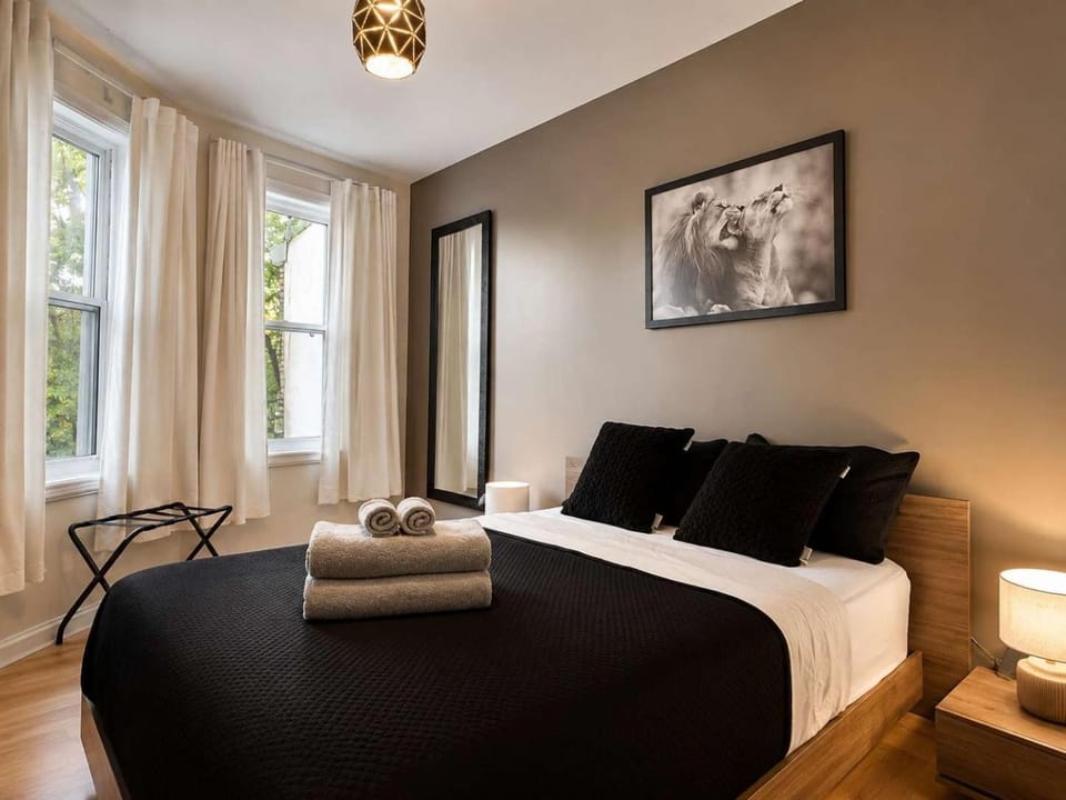 Getaway in Limoilou 2 bedrooms Parking Apartment in Quebec City