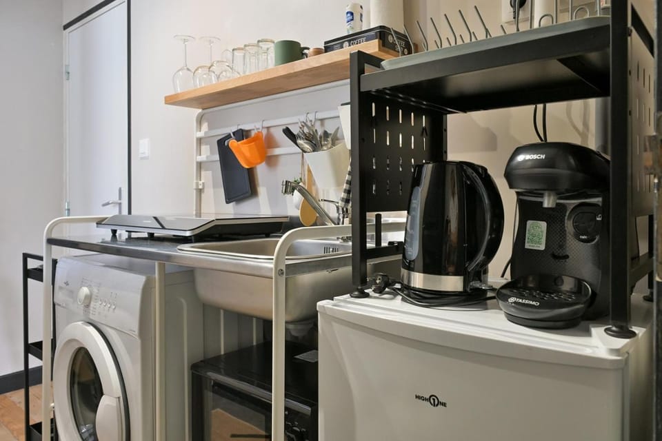 Coffee/tea facilities, Kitchen or kitchenette, pet friendly, stove, washing machine