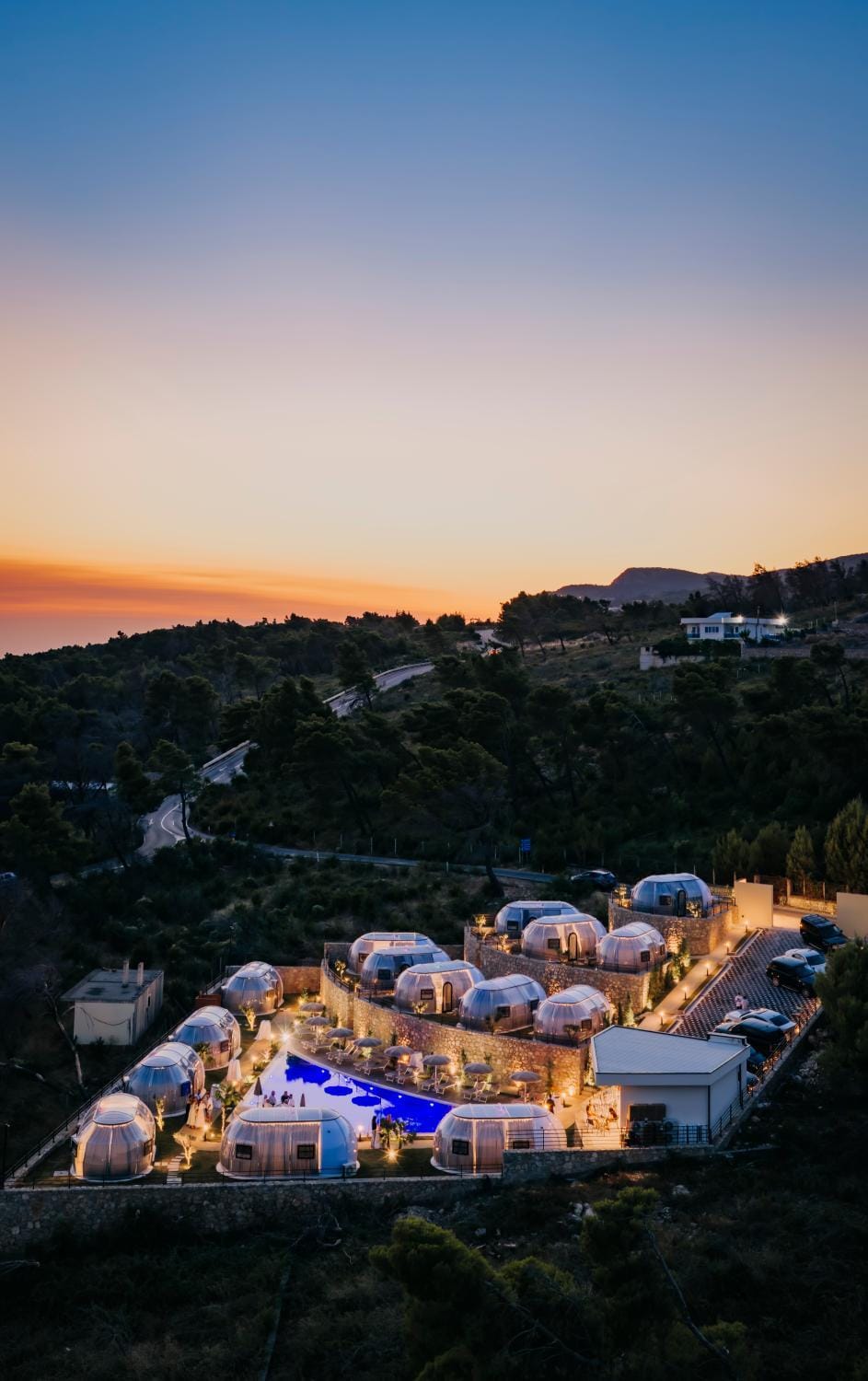 Day, Bird's eye view, Mountain view, Sunrise, Sunset