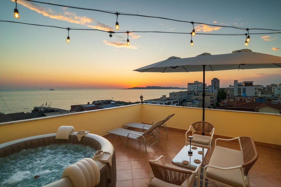 Sea view, Sunset