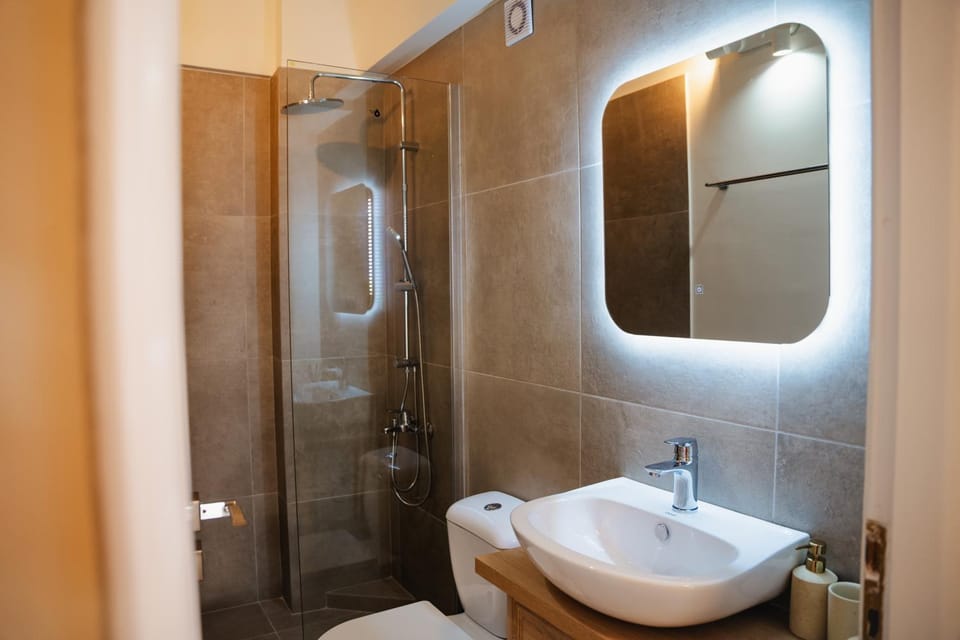 Shower, Bathroom, Photo of the whole room, towels