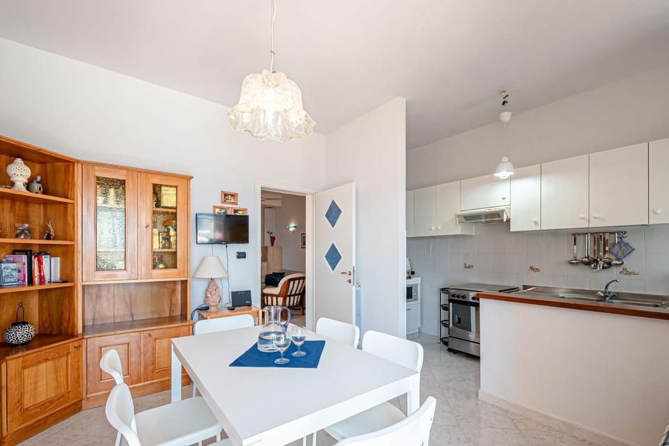 Living room, kitchen