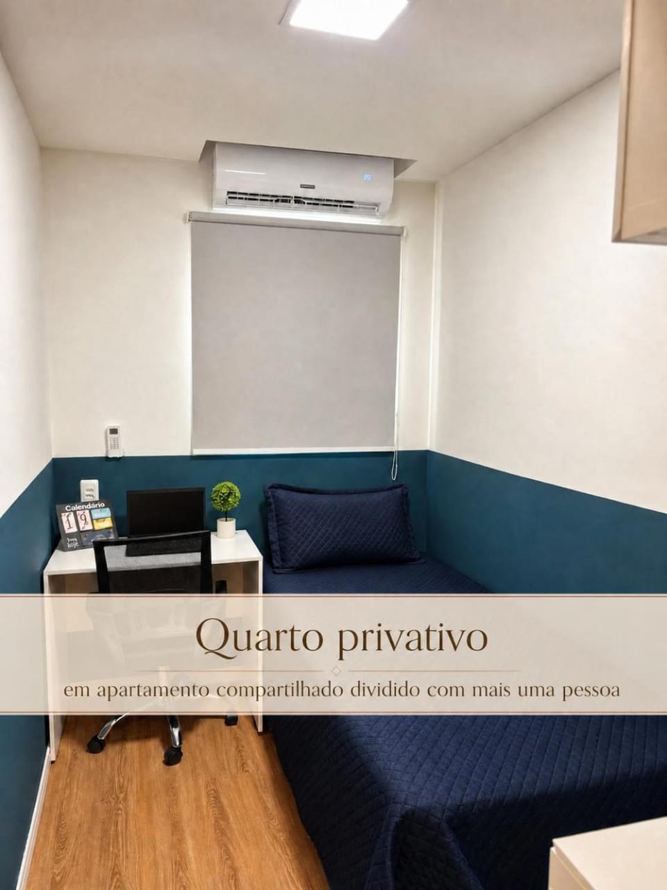 Quarto privativo com ar condicionado, tv e mesa de estudo - no centro do Recife - 120 metros da UNICAP - areas comuns compartilhadas Bed and Breakfast in Recife