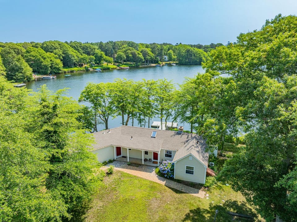 Whispering Waters on Bearse Pond House in Centerville