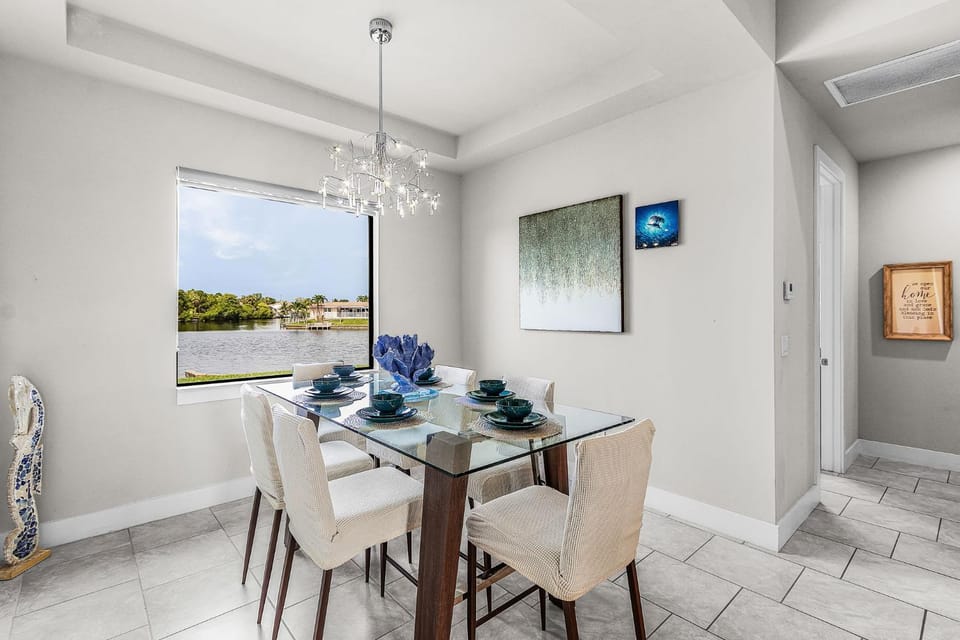 Spacious Waterfront Home in Cape Coral with Private Boat Slip and Hot Tub House in Cape Coral