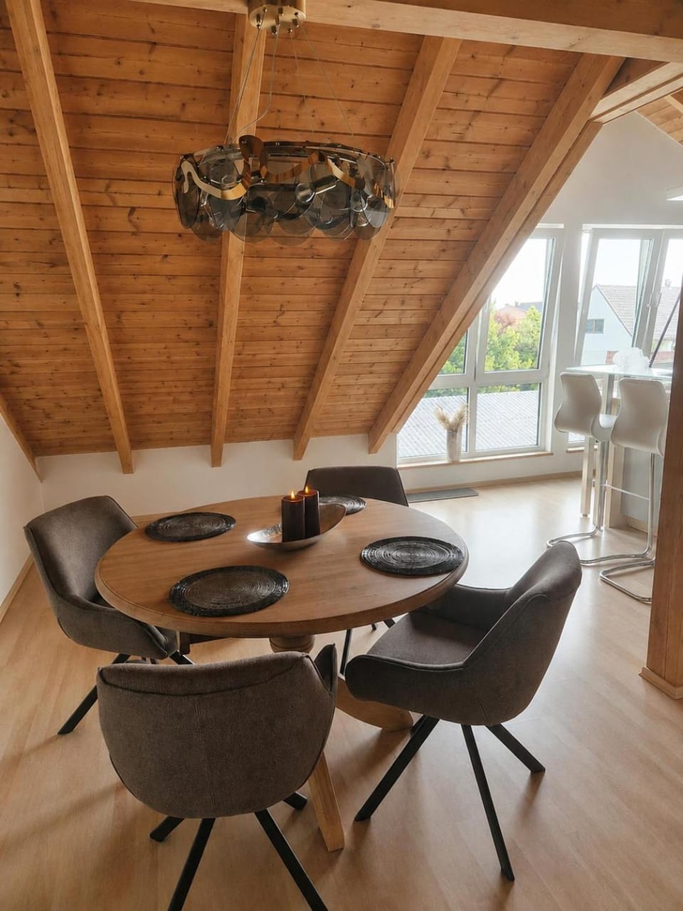 über den Dächern von Forstlahm - Kulmbach, Wohnung im Chalet-Stil Apartment in Bavaria