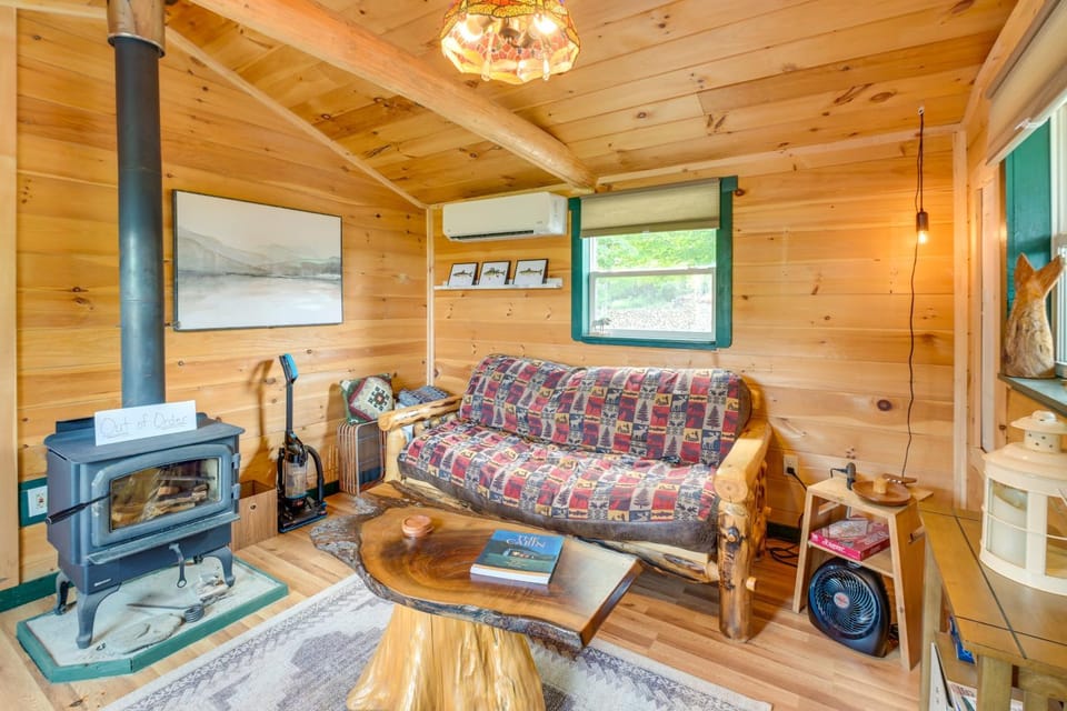 Ride-In/Ride-Out North Woods Cabin: On-Site Trails Cabin in Penobscot