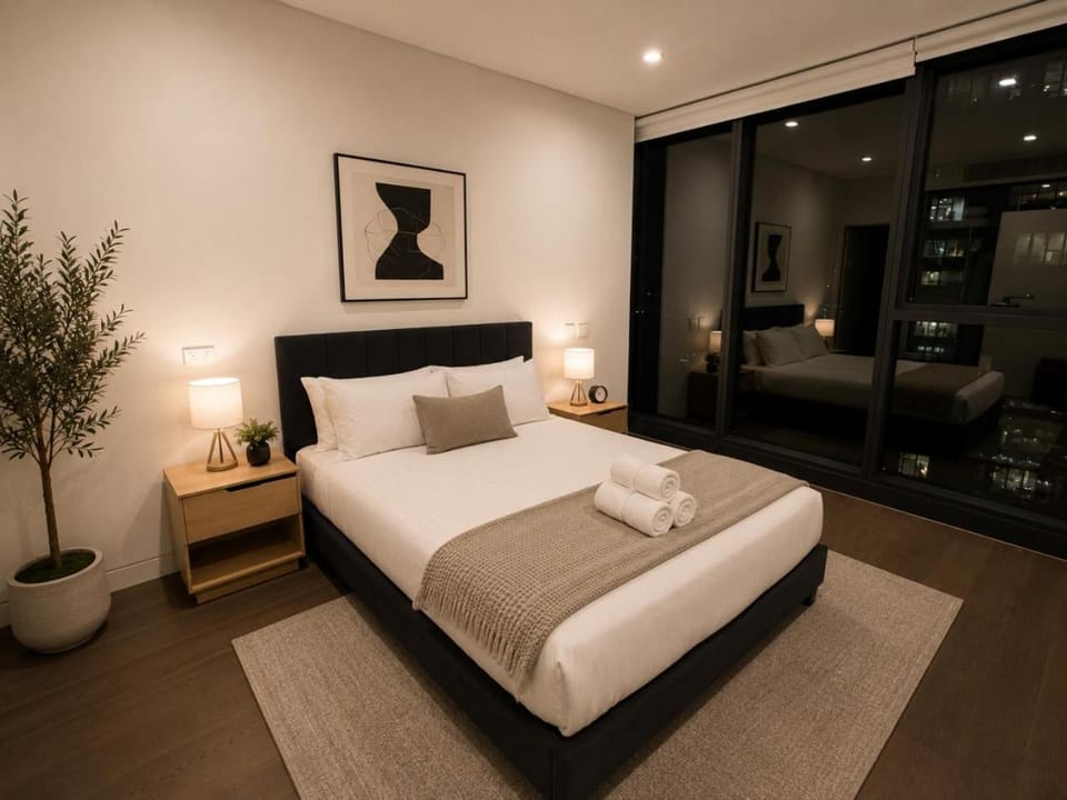 Luxurious Pool View at Sydney Olympic Park Apartment in Lidcombe