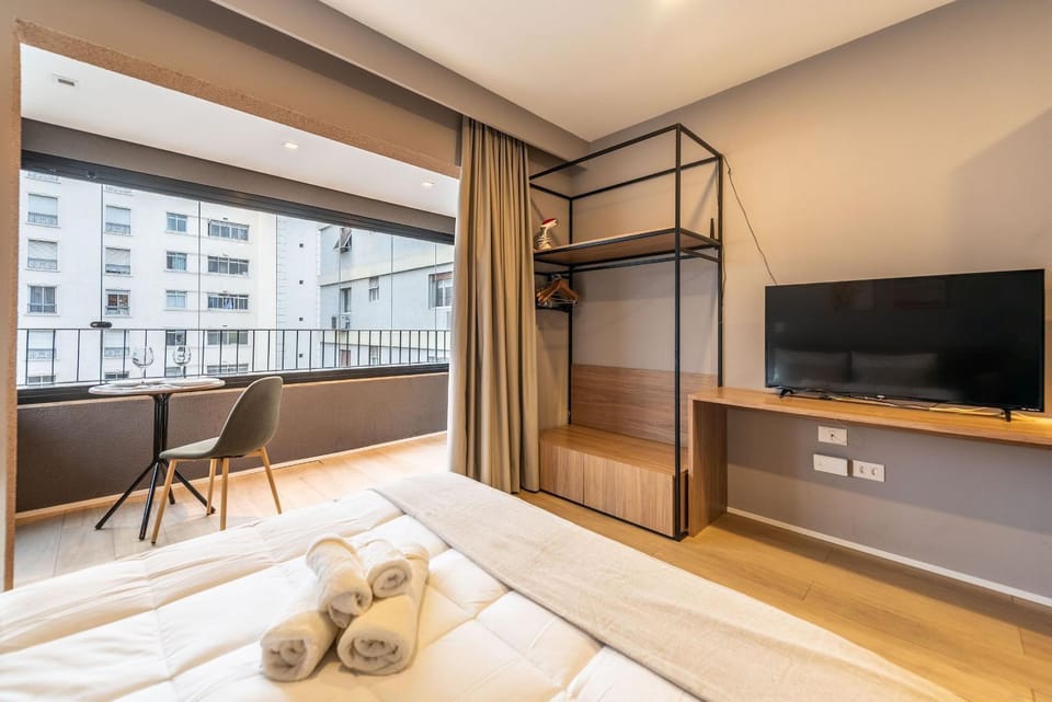 Fully Furnished Studio Next to Paulista - NF81 Apartment in Sao Paulo City