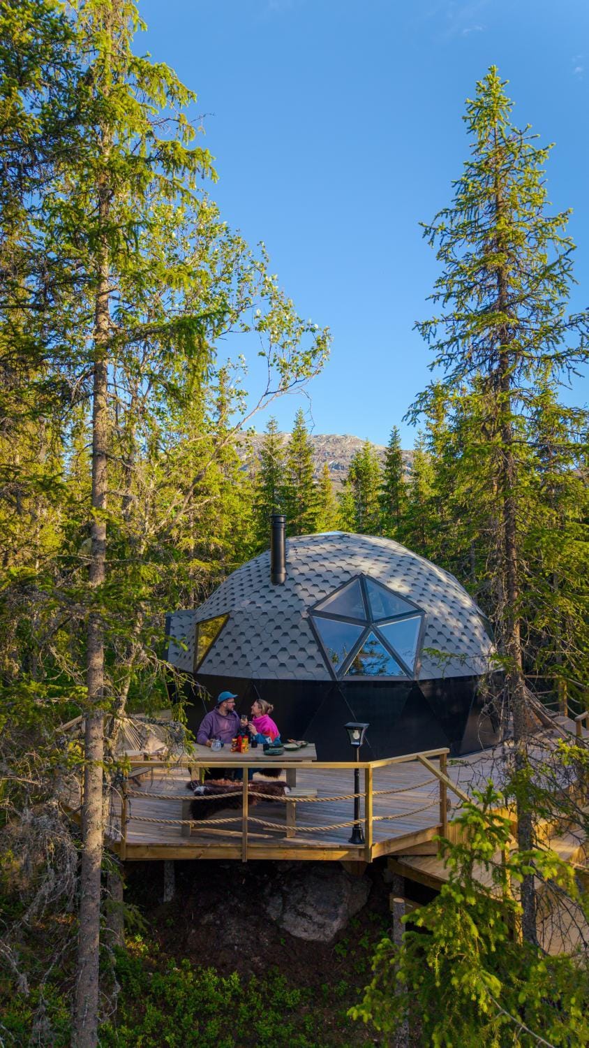 Tree Dome - Luxury Glamping with Mountain View Campground/ 
RV Resort in Viken, Norway