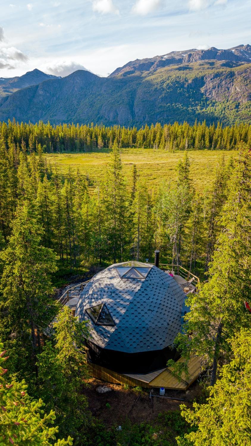 Tree Dome - Luxury Glamping with Mountain View Campground/ 
RV Resort in Viken, Norway