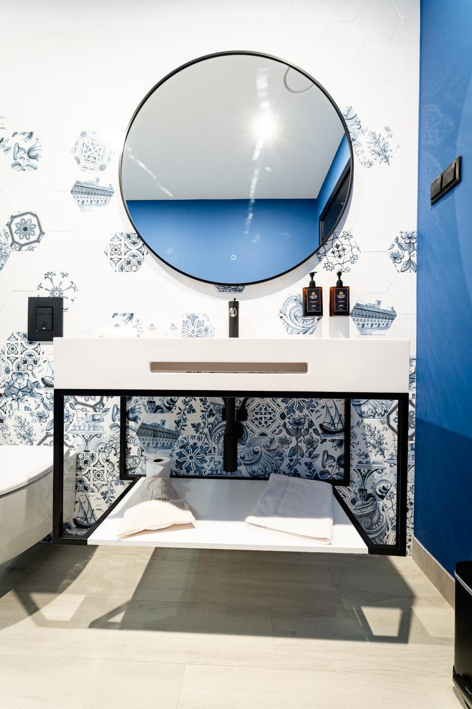 Bathroom, hair dryier